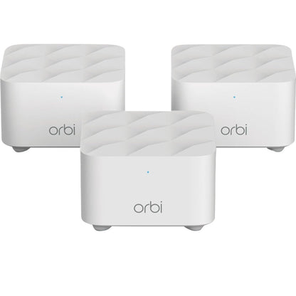 Netgear RBK13-100NAR Orbi RBK13 AC1200 Whole Home Mesh Wi-Fi System Router 3 Pack
