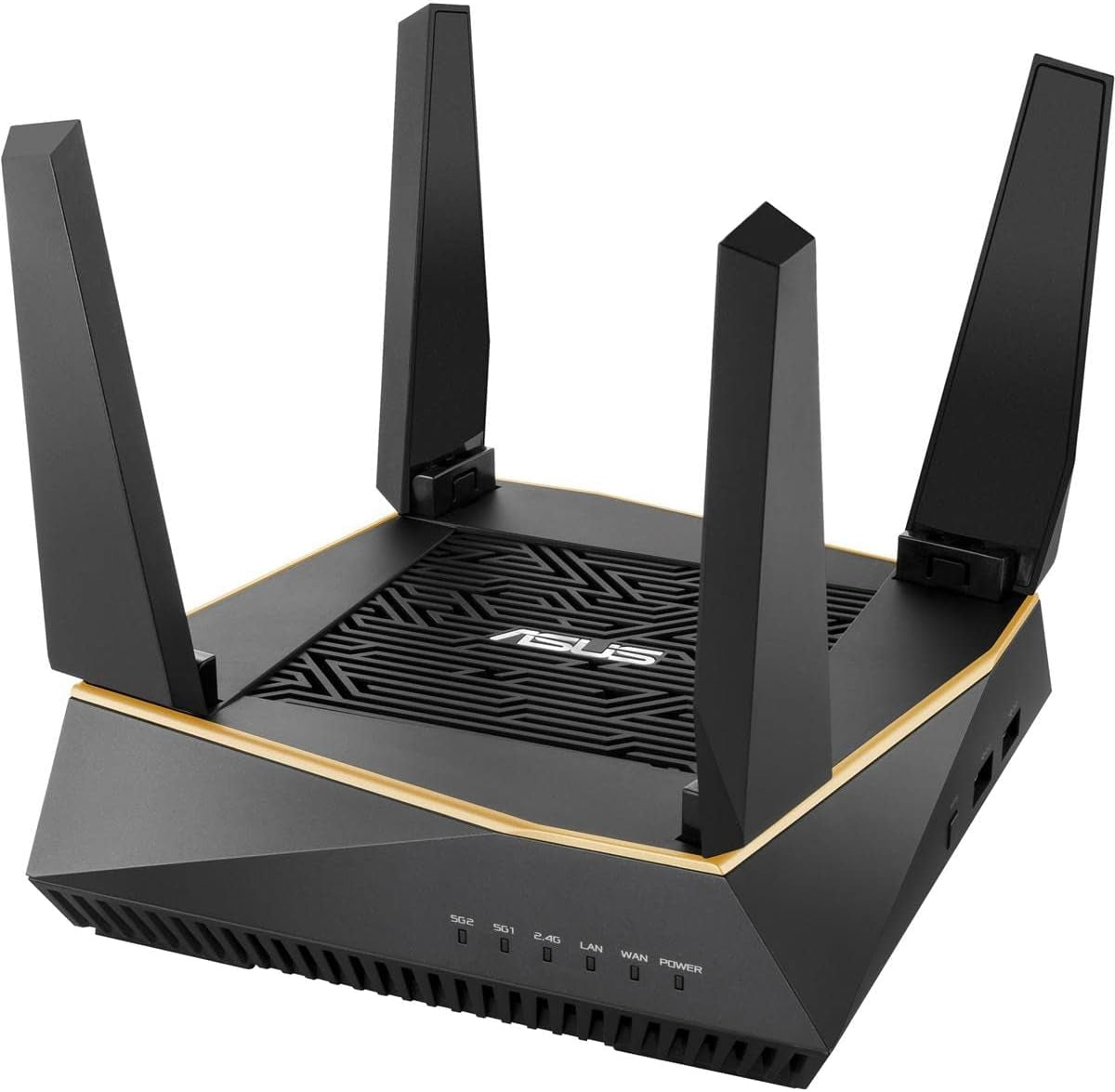 ASUS AX6100 Wi-Fi 6 Gaming Router (RT-AX92U) - Tri-Band Gigabit Wireless Internet Router Black