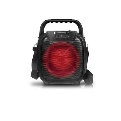 Technical Pro SPARK65 Rechargeable LED Bluetooth Speaker with TWS