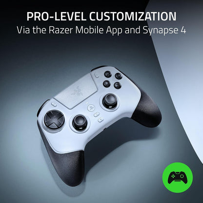 Razer Raiju V3 Pro Wireless Esports Controller for PlayStation 5 and PC in White - RZ06-05580200-R3UA