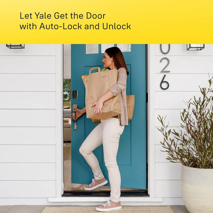 Yale Security Assure Lock 2 Deadbolt Keyed Smart Entry Door Lock YRD410-WF1-BSP