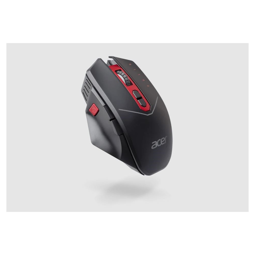 Acer Nitro NMW120 Gaming Mouse – 4200 DPI Optical Sensor, 10 Buttons, Adjustable Weight, Wired USB, Black