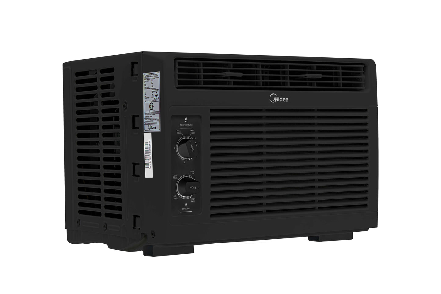 Midea 5,000 BTU DOE Window Air Conditioner, for spaces up to 150 sq. ft., 2 cooling modes & 2 fan speeds - MAW05M1WBL