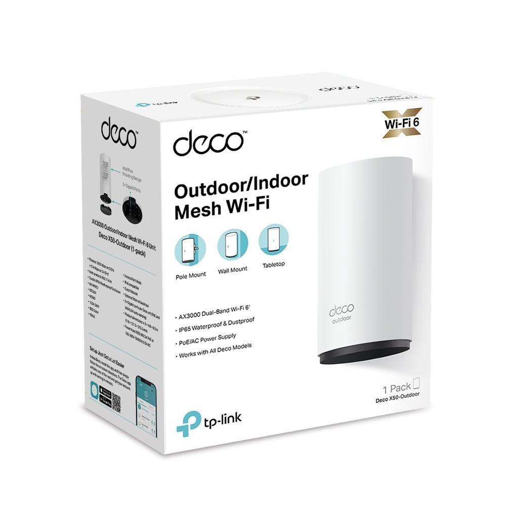 TP-Link Deco X50-Outdoor Dual-Band Wi-Fi Ethernet Wireless Router