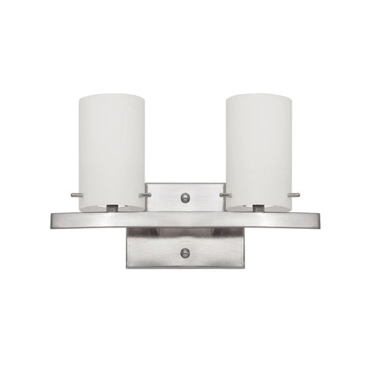 Sunset Lighting F2532-80 Boca 2-Light 13" Wide Vanity Light - Nickel