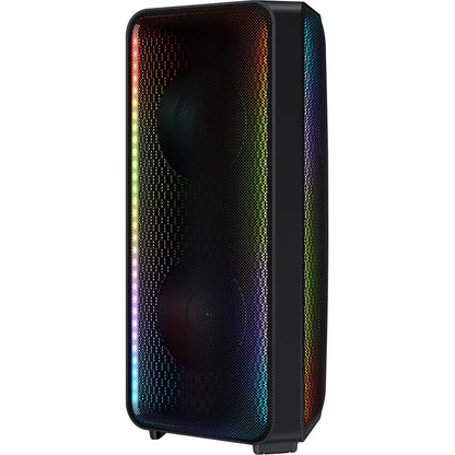 SAMSUNG MX-ST40B Sound Tower High Power Audio, 160W Floor Standing Speaker, Bi-Directional Sound, Built-in Battery, IPX5 Water Resistant