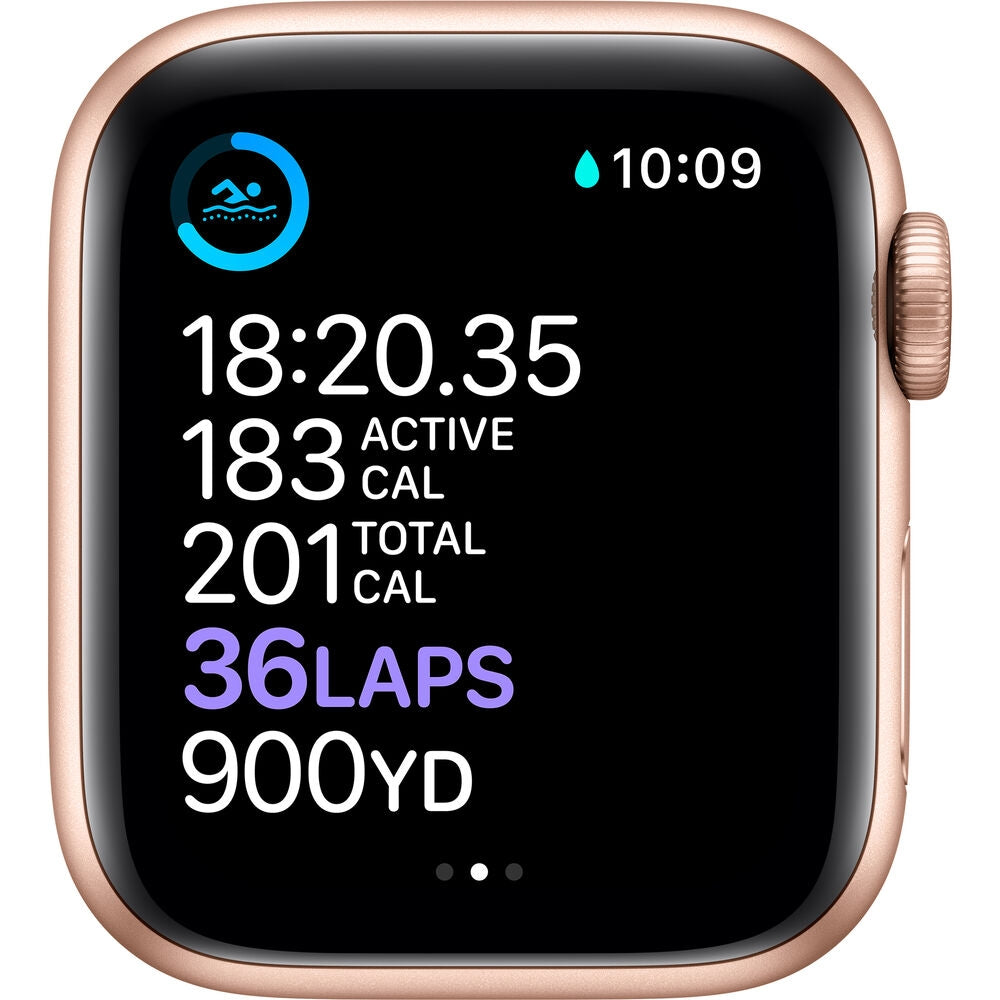 Apple Watch Series 6 GPS, 40mm, Gold Aluminum, Pink Sand Sport Band MG123LL/A