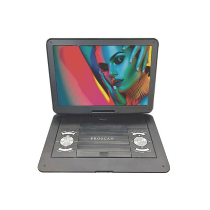 Proscan 13.3" Portable DVD Player Black Remote, DVD,DVD‐R/RW,CD‐R/RW - PDVD1332