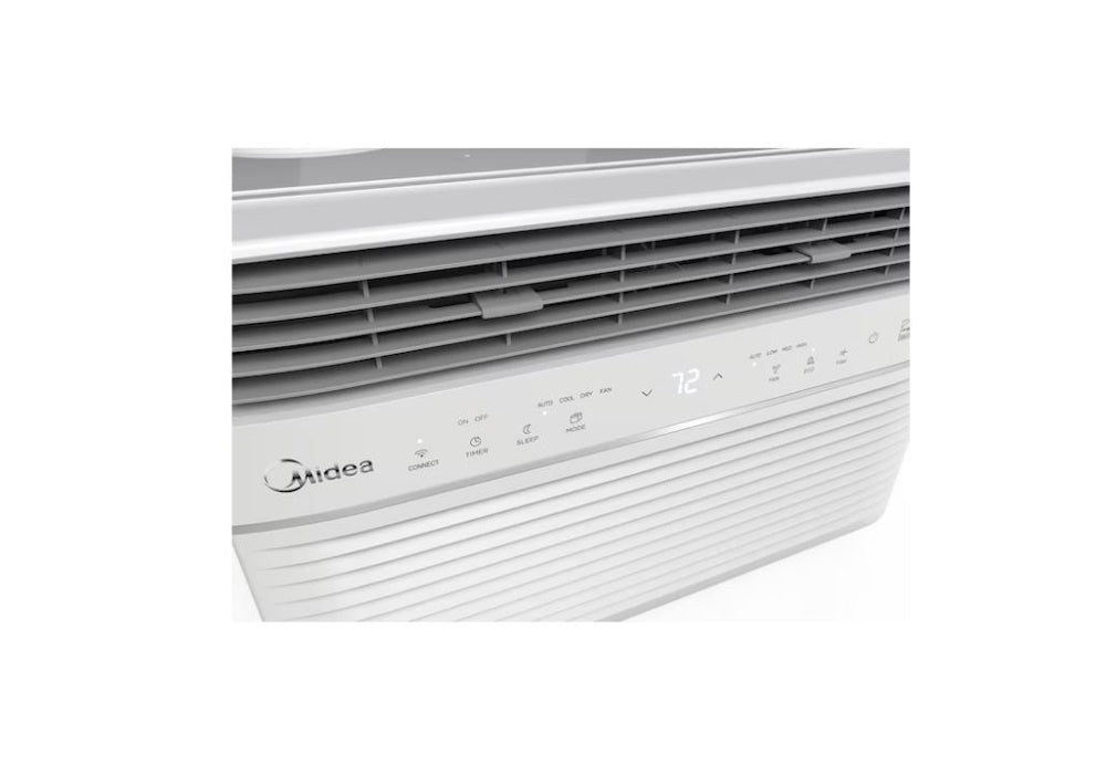 MIDEA 12,000 BTU SmartCool Window Air Conditioner w/ WiFi &Voice Control,  3-in-1 combines air conditioners, dehumidifiers, & fan-only - MAW12S1YWT