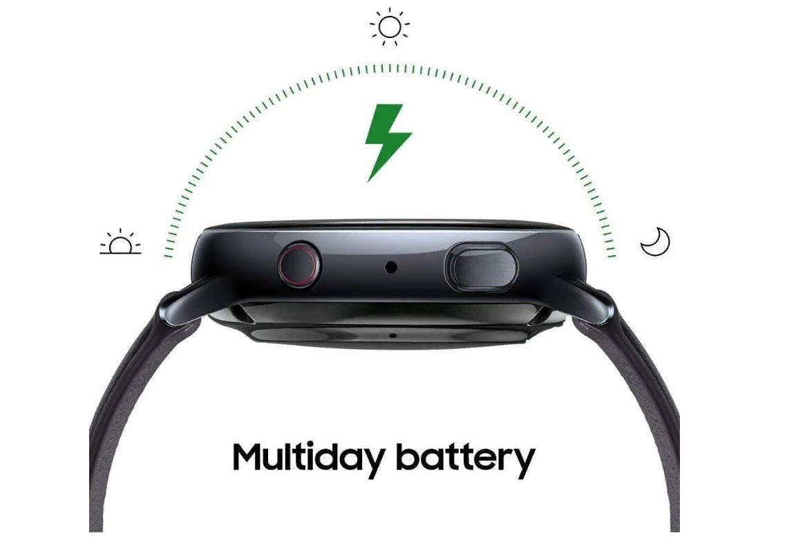 Samsung Galaxy Watch Active2 Smartwatch Aluminum, 44mm, Aqua Black SM-R820NZKAXAR