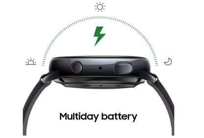 Samsung Galaxy Watch Active2 Smartwatch Aluminum, 44mm, Aqua Black SM-R820NZKAXAR