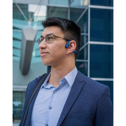 SHOKZ OpenRun Wireless Open-Ear Headphones Blue S803-ST-BL-US