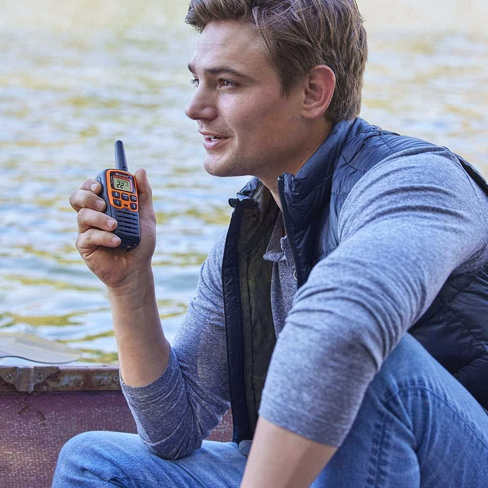 Midland - X-TALKER 28-Mile, 22-Channel FRS 2-Way Radios (Pair) - Orange T51VP3X6