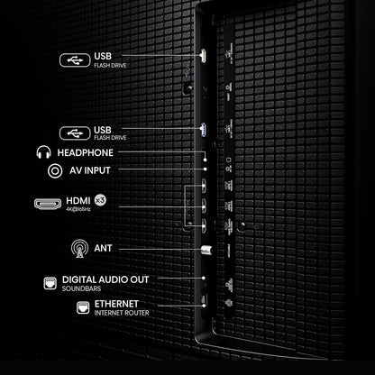 Hisense 100" Google Smart TV 100U8QG 165Hz Class U8 Mini-LED ULED 4K UHD, HDR10+, Dolby Vision IQ · Atmos, IMAX Enhanced, 4.1.2 Ch Surround