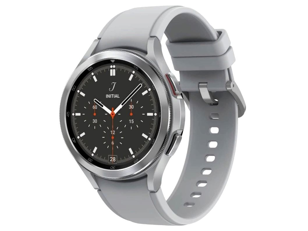 Samsung Galaxy Watch4 Classic Smartwatch 46mm, Bluetooth/Wi-Fi, Silver SM-R890NZSAXAA