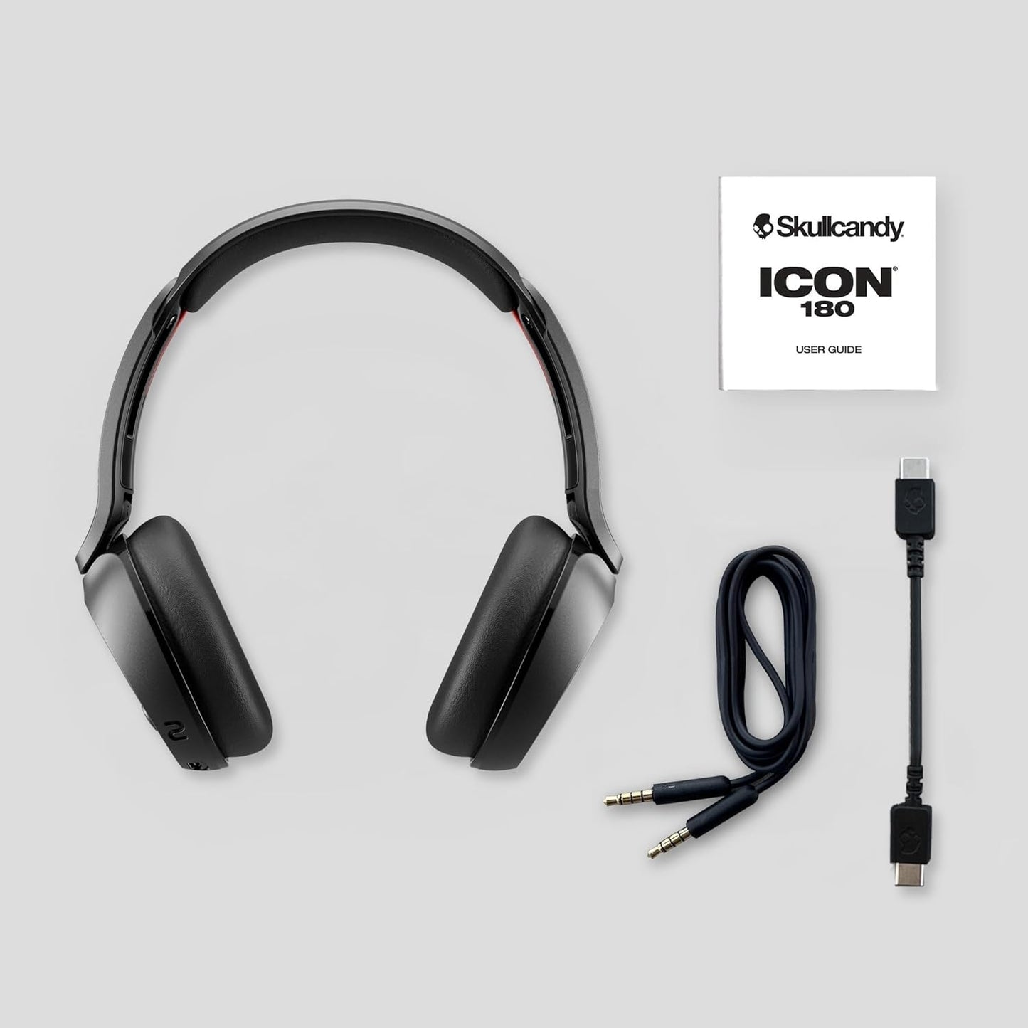 Skullcandy Icon 180 On-Ear Wireless Bluetooth Headphones Black S5IEW-T740