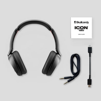 Skullcandy Icon 180 On-Ear Wireless Bluetooth Headphones Black S5IEW-T740