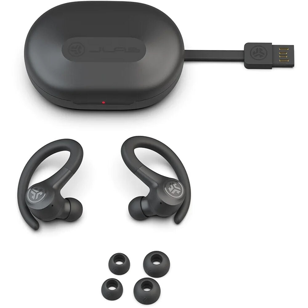 JLab GO Air Sport True Wireless Earbuds BlackEBGAIRSPRTRBLK124