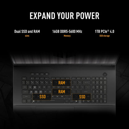 ASUS TUF Gaming A18 18" FHD+ 144Hz Gaming Laptop AMD Ryzen 7 16GB 1TB Gray NVIDIA GeForce RTX 5050 with 8 GB