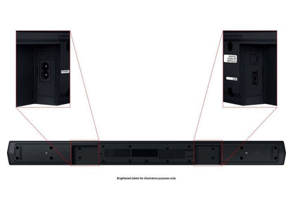 Samsung 2.1Ch 210W Soundbar with Wireless Subwoofer Black HW-C43M