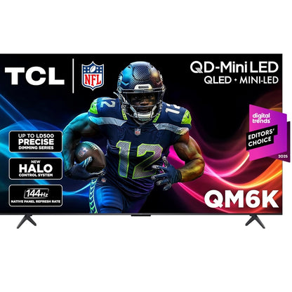 TCL - 55" QM6K Series 4K UHD HDR QD Mini LED Smart TV with Google TV (2025) 55QM6K