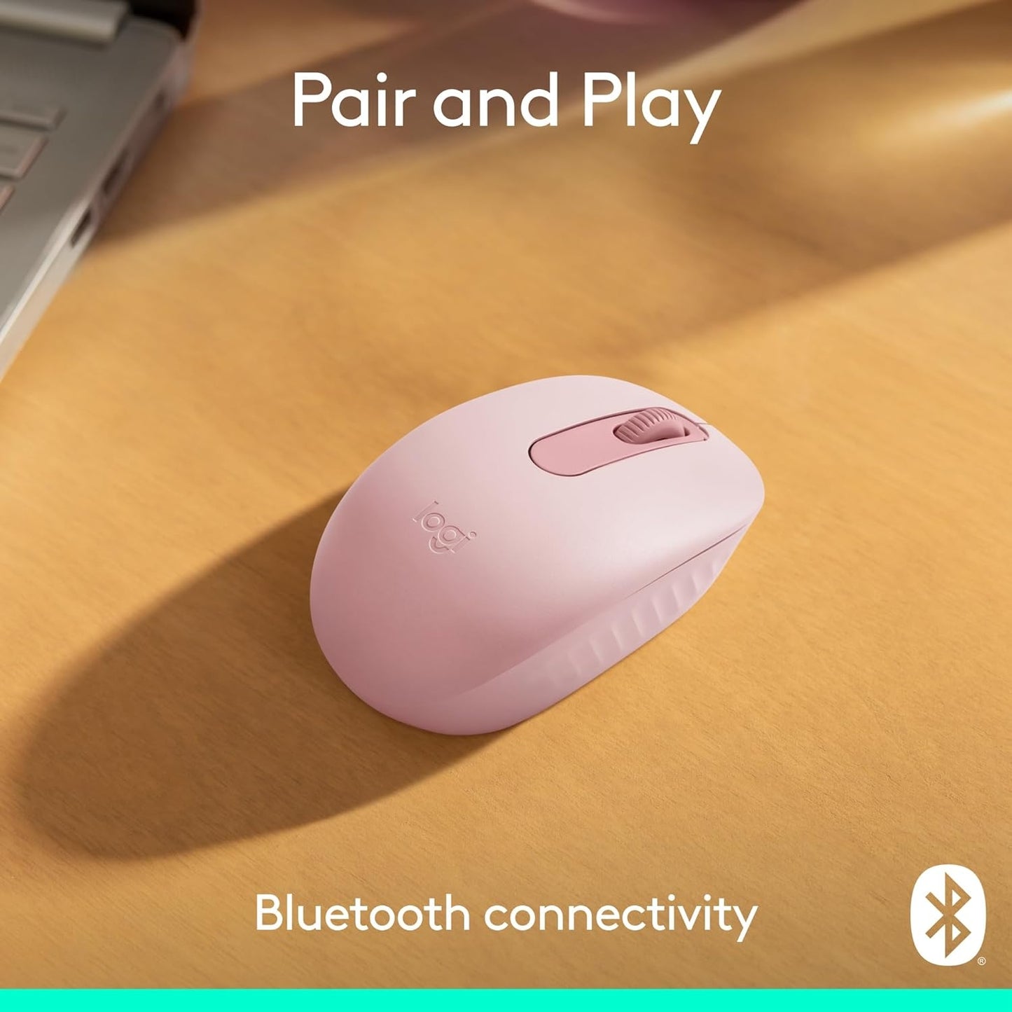 Logitech M196 Compact Ambidextrous Bluetooth Wireless Mouse - Rose 910-007439