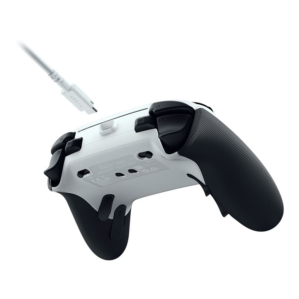 Razer - Raiju V3 Pro Wireless Gaming Controller for Playstation 5 and Windows - White RZ06-05580100