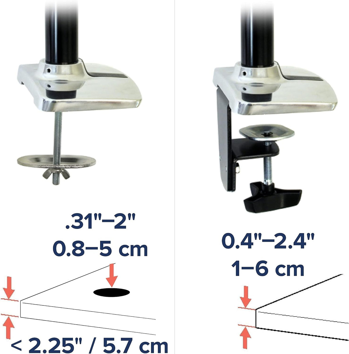 Ergotron LX Desk Mount Monitor Arm Polished Aluminum 45-241-026