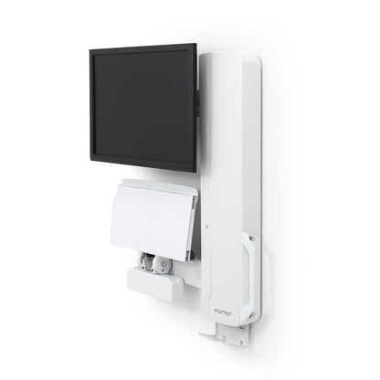 Ergotron 61-081-062 SV Sit-Stand Vertical Lift, High-Traffic White