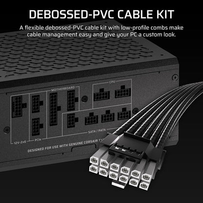 CORSAIR HX1200i Shift Fully Modular ATX Power Supply – Built-in iCUE Link System Hub CP-9020267-NA