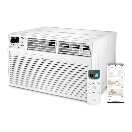 TCL 10,000 BTU Smart Through-the-Wall Air Conditioner, 230V, Wi-Fi 450 Sq.Ft. H10T9EX1-A1