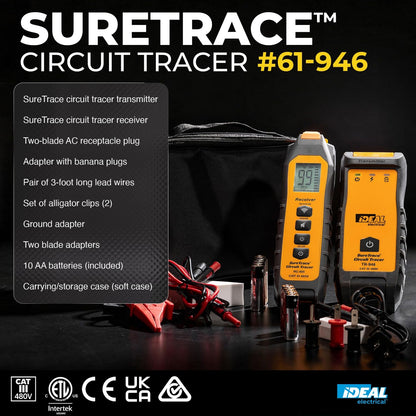 Ideal Electrical SureTrace Digital Circuit Tracer 61-946