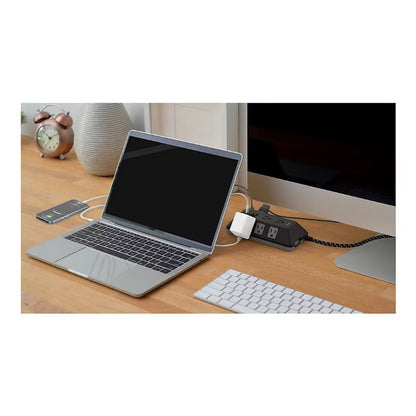 Philips 17-Outlet Surge Tap/Protector Combo Pack - Black/Gray SPP9853B/37-T1-DI1