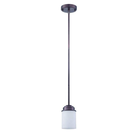 Sunset 1-Light 100W Mb Bixby Mini-Pendant Molten Oil Bronze - F3170-63