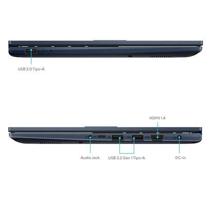 ASUS Vivobook 14 14" FHD Laptop Intel Core i3-1315U Processor 8GB/128GB Quiet Blue X1404VA-I38128