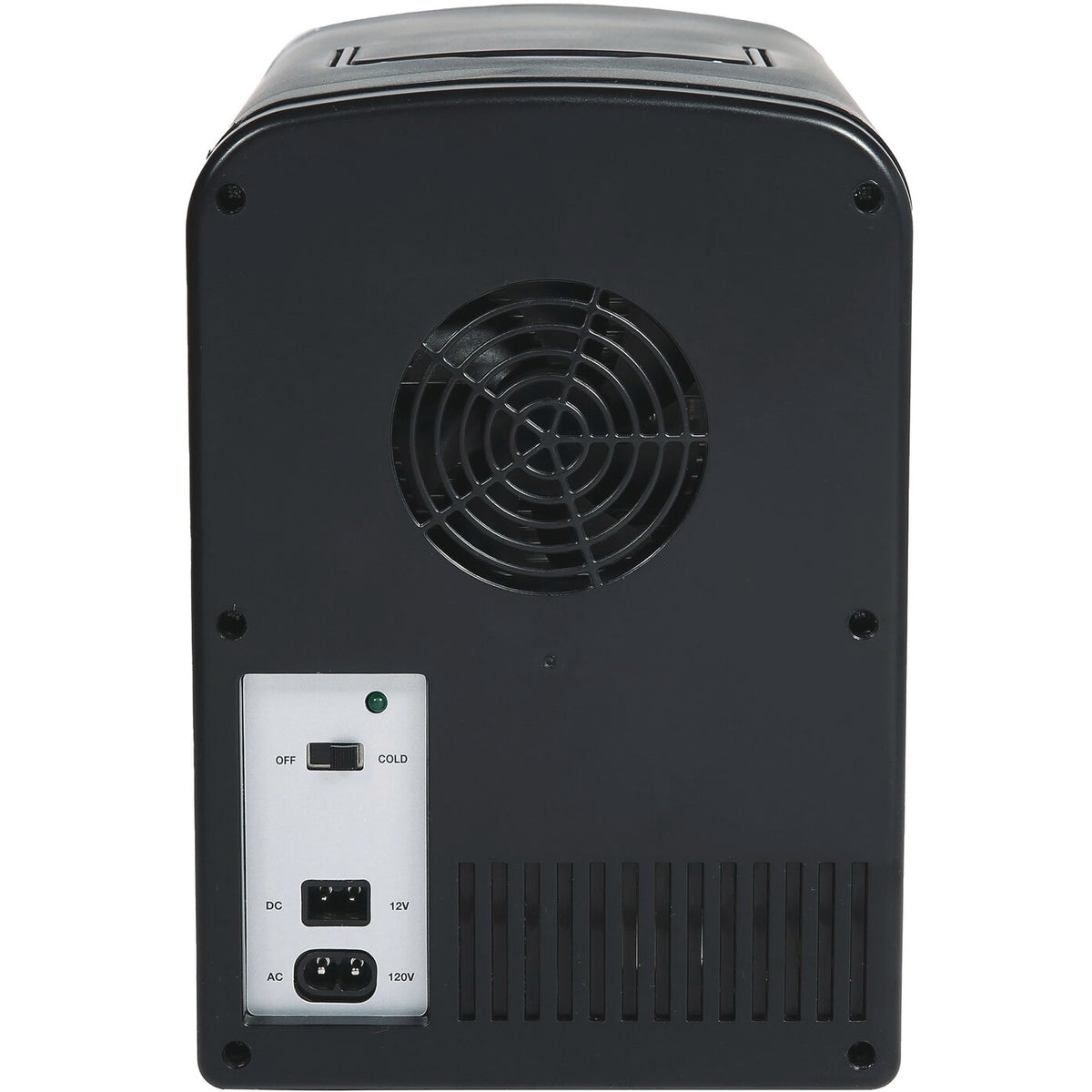 Frigidaire 9-Can/6L Retro Mini Fridge Cooler Black EFMIS2175-BLACK, Includes 110V home power cord & 12V DC car adapter