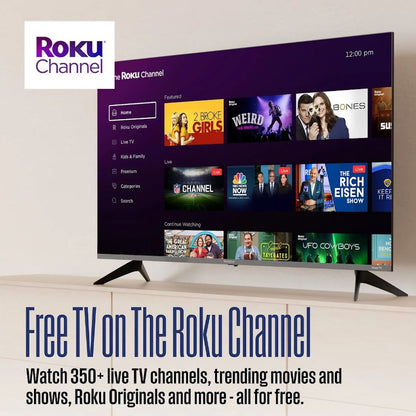 Westinghouse 43″ 60Hz 1080p Edgeless Bezel Full HD HDR10, HLG Roku TV WR43EX2100