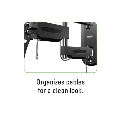 Sanus Decora Full-Motion Wall Mount for TVs 32"-55", up to 50 lbs., Full range of movement allows smooth extend, tilt, swivel and roll motions - DMF215-B1