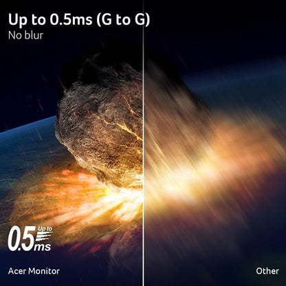 Acer Nitro 27 Inch QHD 2560 x 1440 IPS Gaming Monitor | AMD FreeSync | Up to 180Hz Refresh | Up to 0.5ms KG271U