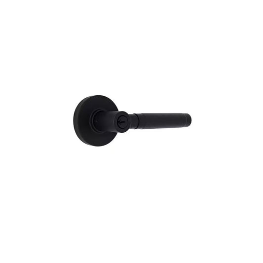 Woodcliff Matte Black Keyed Entry Door Handle Featuring Dual Keyway LH4X9FSJYYC