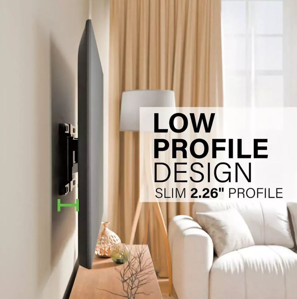 Sanus Decora Full-Motion TV Mount for 42"-90" TVs Up to 120 lbs. DLF225-B1 Black