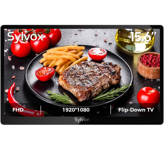 Sylvox KT16KOCNVA 15.6" 1080p LED Under-Cabinet Flip-Down Kitchen TV