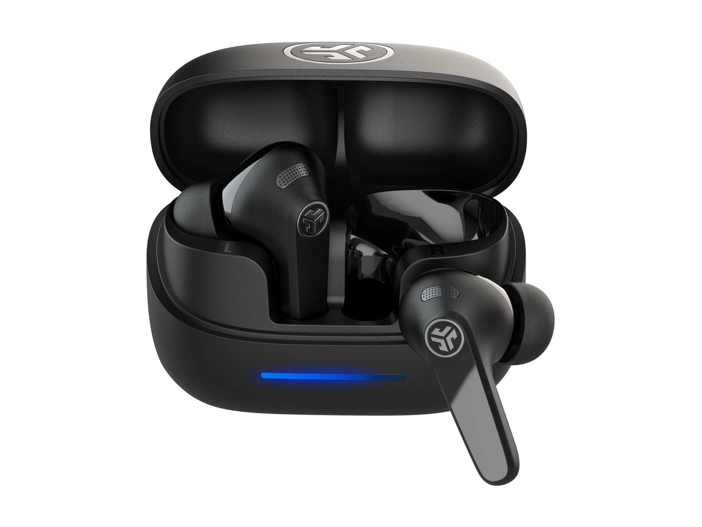 JLab JBuds Pods Active Noise Cancelling True Wireless Earbuds, ANC, Multipoint, IP55, 56+ hours playback - EBJBPODSRBLK124