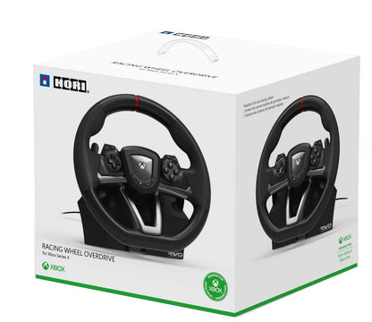 Hori Racing Wheel Overdrive for Xbox Series X|S Black, Easily Adjustable, Authentic Feel - AB04-001U