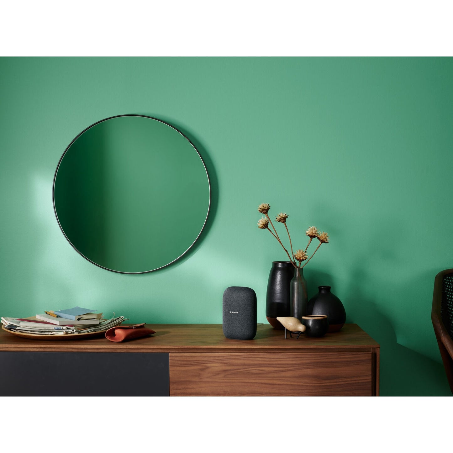 Nest Audio - Smart Speaker with Google Assistant - Charcoal GA01586-US