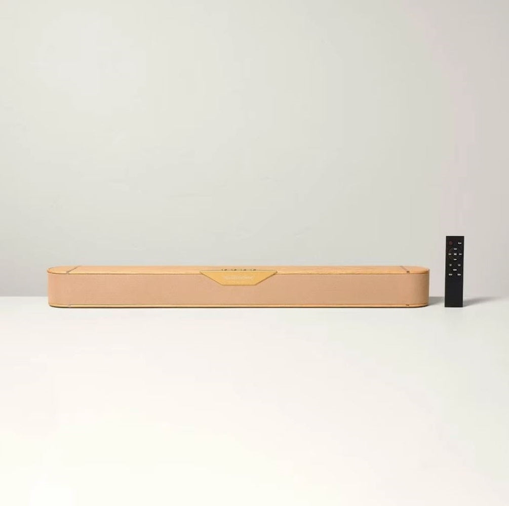 Hearth & Hand 32" Wood & Brass Finish Dolby Digital Soundbar TTSB23-DD