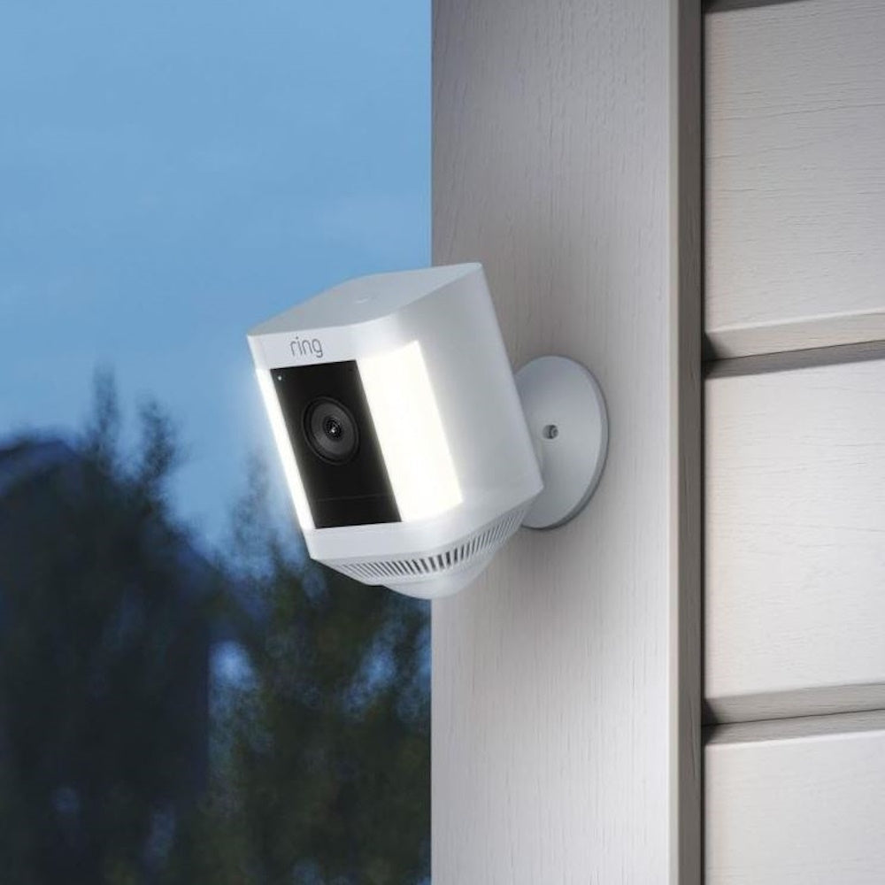 Ring 1080p HD Battery Spotlight Camera Plus, Battery & Solar Panel B09JZ5BG26BJS