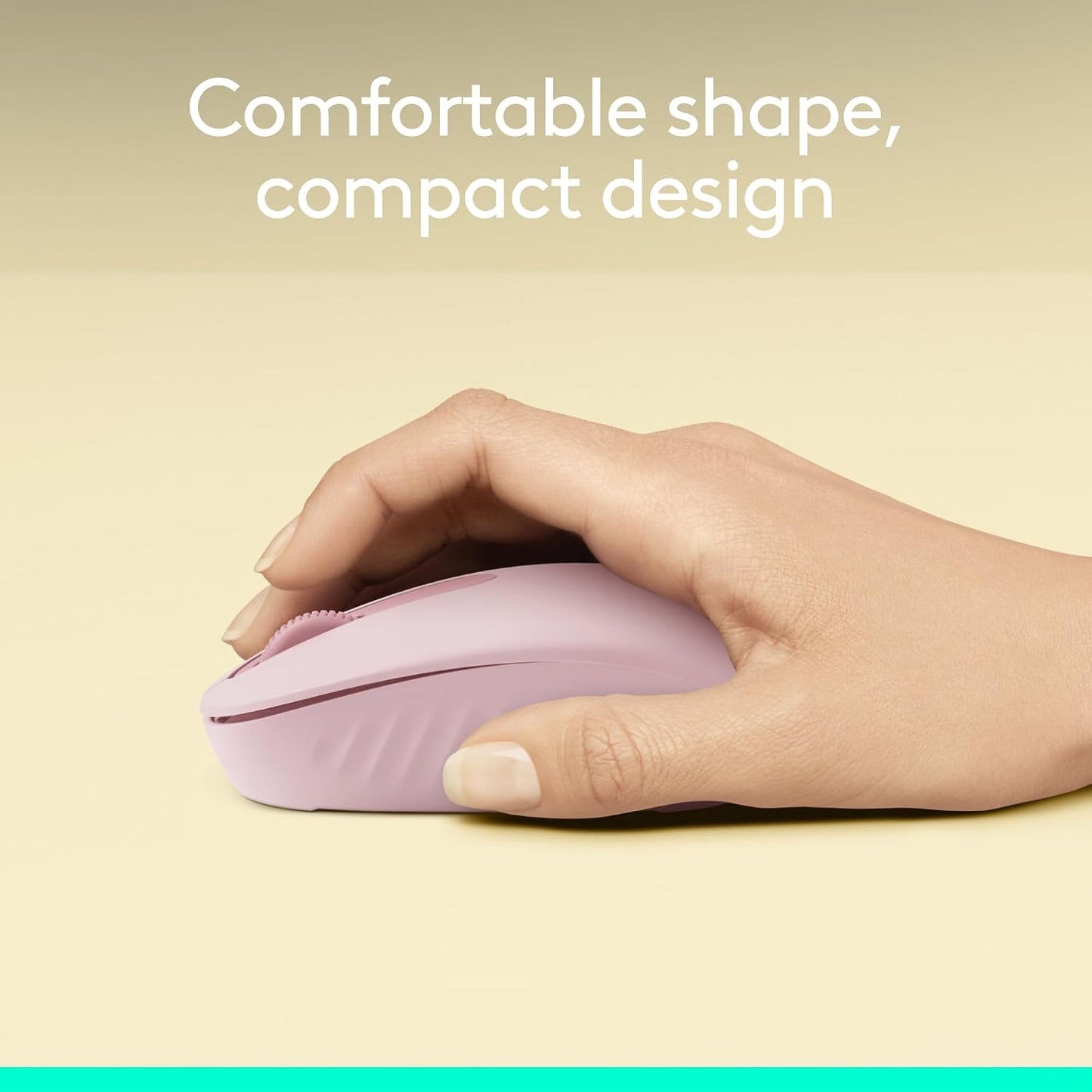 Logitech M196 Compact Ambidextrous Bluetooth Wireless Mouse - Rose 910-007439