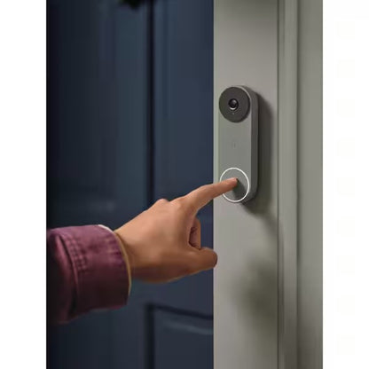 Google Nest Video Doorbell, Wired, 3rd Gen, Hazel GA09968-US