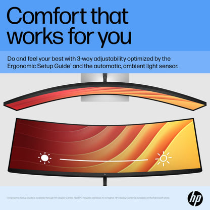 HP E45c G5 DQHD 44.5" 1440p 165 Hz 3ms Curved Monitor 6N4C1AAR